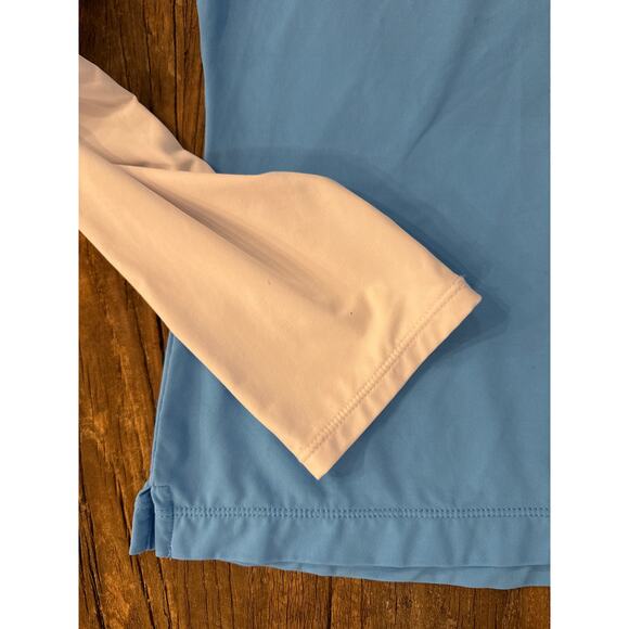 Lilly Pulitzer Luxletic Frida Scallop Polo top Large - Picture 6 of 8